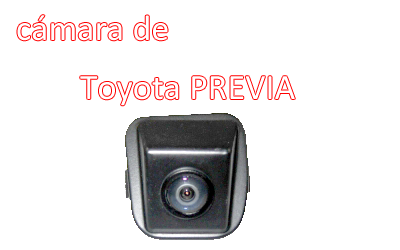 Cámara de espejo retrovisor impermeable con lámpara nocturna especial para Toyota PREVIA, T-017